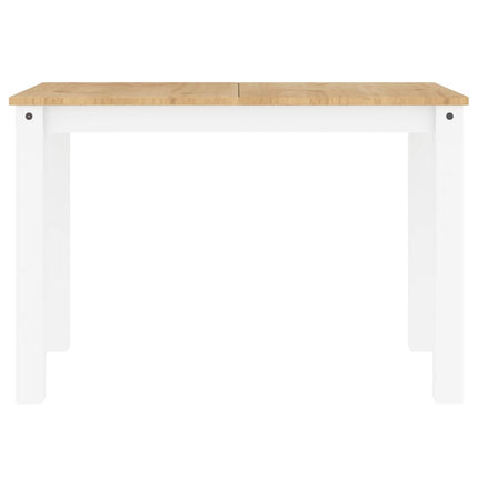 Matbord PANAMA vit 112x60x75 cm massiv furu