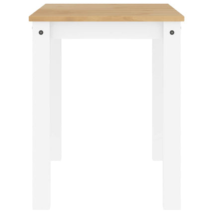 Matbord PANAMA vit 112x60x75 cm massiv furu