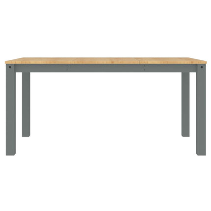 Matbord PANAMA grå 160x80x75 cm massiv furu
