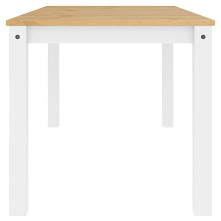 Matbord PANAMA vit 160x80x75 cm massiv furu