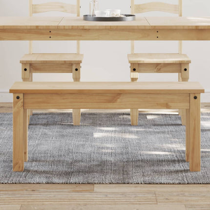 Matbänk PANAMA 105x30x45 cm massiv furu