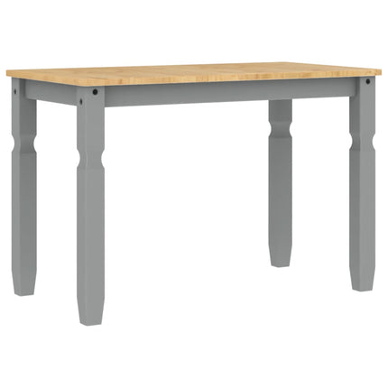 Matbord Corona grå 112x60x75 cm massiv furu