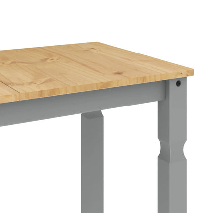 Matbord Corona grå 112x60x75 cm massiv furu