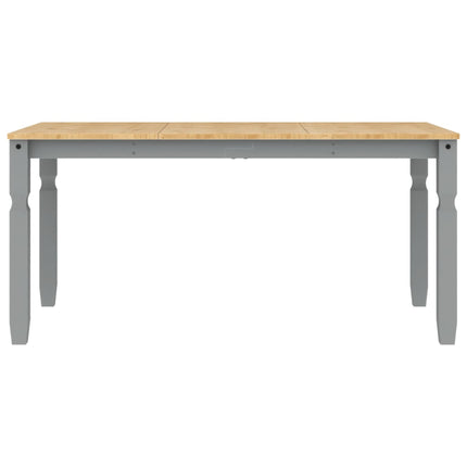 Matbord Corona grå 160x80x75 cm massiv furu