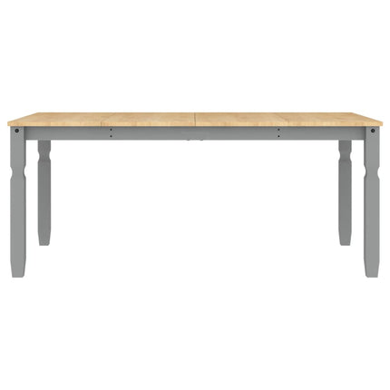 Matbord Corona grå 180x90x75 cm massiv furu