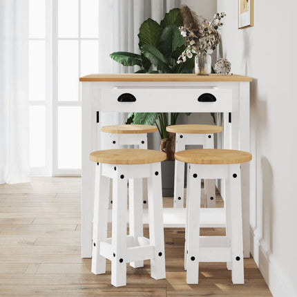 Barmöbler 5 delar massiv furu