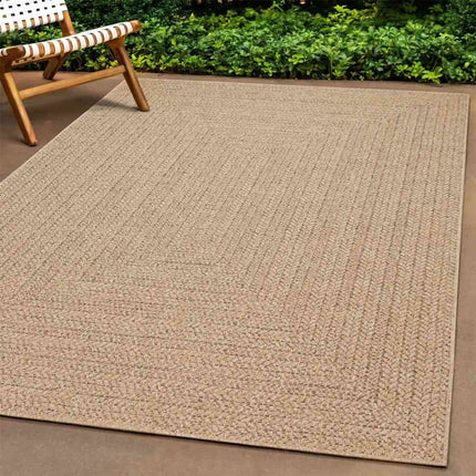 Matta ZIZUR 200x200 cm jutelook inomhus och utomhus