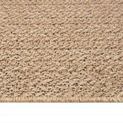 Matta ZIZUR 240x240 cm jutelook inomhus och utomhus