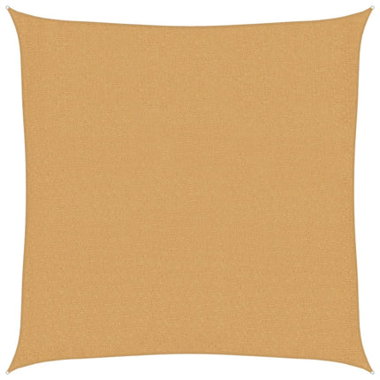 Solsegel 160 g/m² fyrkantig sand 2x2 m HDPE