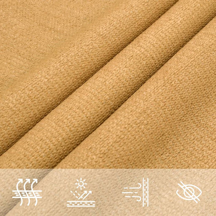 Solsegel 160 g/m² rektangulär sand 2,5x4,5 m HDPE