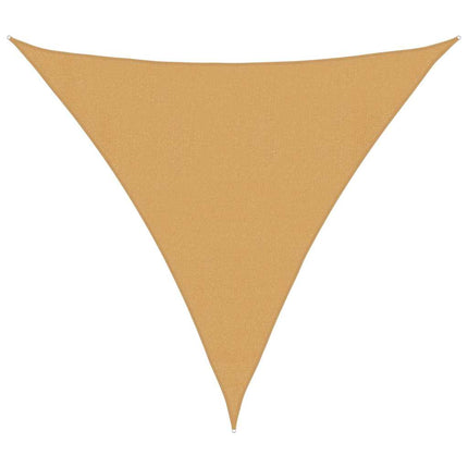 Solsegel 160 g/m² triangulär sand 3,6x3,6x3,6 m HDPE