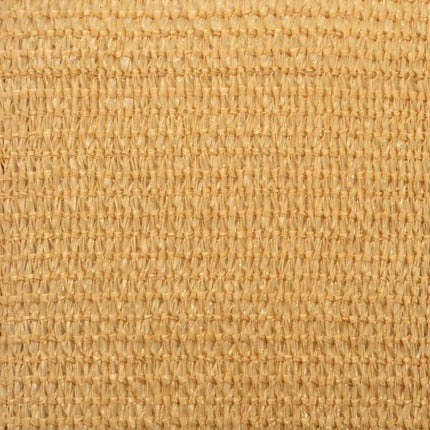 Solsegel 160 g/m² triangulär sand 3,6x3,6x3,6 m HDPE