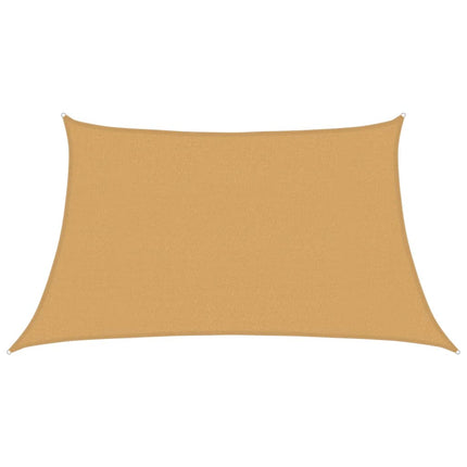 Solsegel 160 g/m² trapezoid ljusgrå 3/4x2 m HDPE