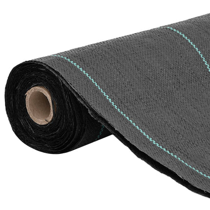 Ogräsmatta svart 1,5x5 m PP