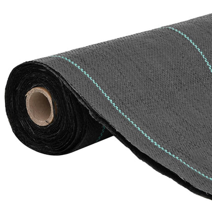 Ogräsmembran svart 1,5x50 m PP