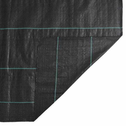 Ogräsmatta svart 1x10 m PP