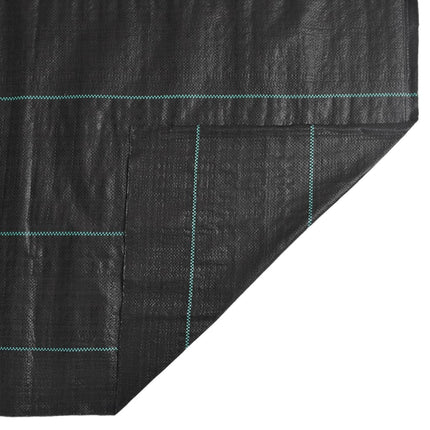 Ogräsmatta svart 1x25 m PP