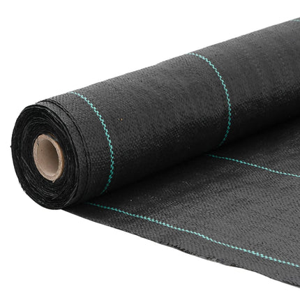 Ogräsmatta svart 1,5x10 m PP