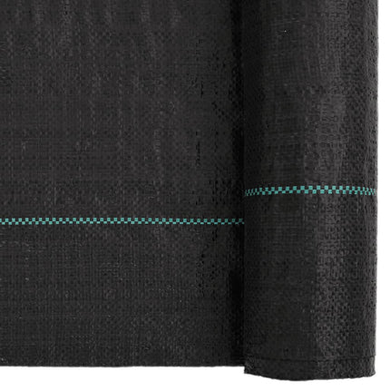 Ogräsmatta svart 2x50 m PP