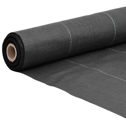 Ogräsmatta svart 0,5x25 m PP