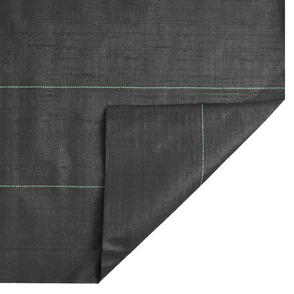 Ogräsmatta svart 0,5x50 m PP