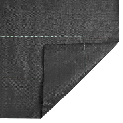 Ogräsmatta svart 1x10 m PP
