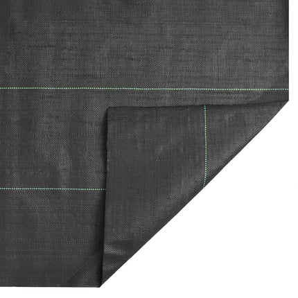 Ogräsmatta svart 1,5x10 m PP