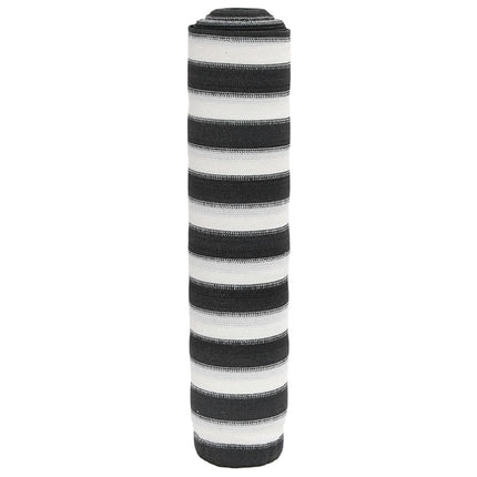 Insynsskyddsnät antracit och vit 1,8x25 m HDPE 150 g/m²