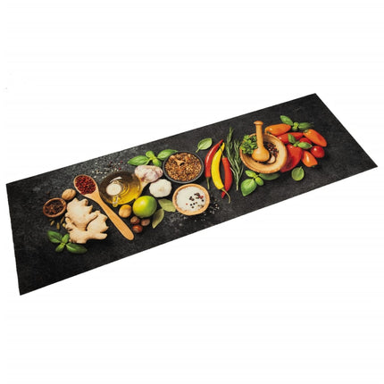 Köksmatta maskintvättbar kryddor 60x180 cm sammet