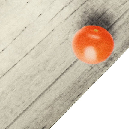 Köksmatta maskintvättbar tomater 45x150 cm sammet