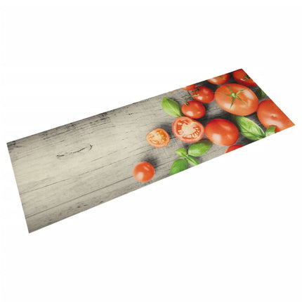 Köksmatta maskintvättbar tomater 60x180 cm sammet