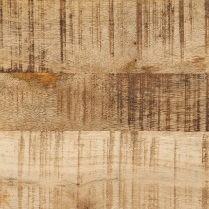 Väggmonterat badrumsskåp 40x27x180 cm järn och massivt mangoträ