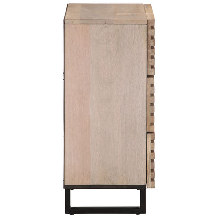 Skänk 2 st 60x34x75 cm massivt mangoträ