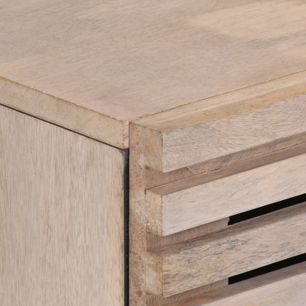 Skänk 2 st 60x34x75 cm massivt mangoträ