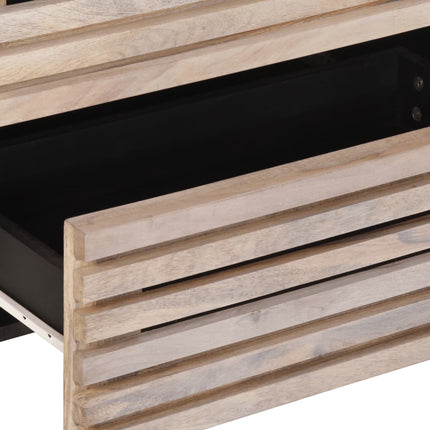Skänk 2 st 60x34x75 cm massivt mangoträ