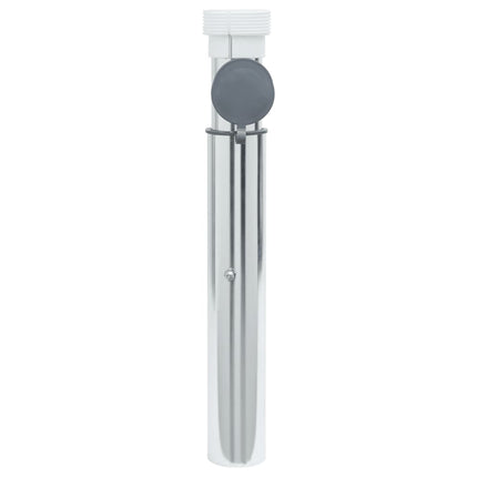 Markfäst parasollbas för 40-50 mm stång silver aluminium
