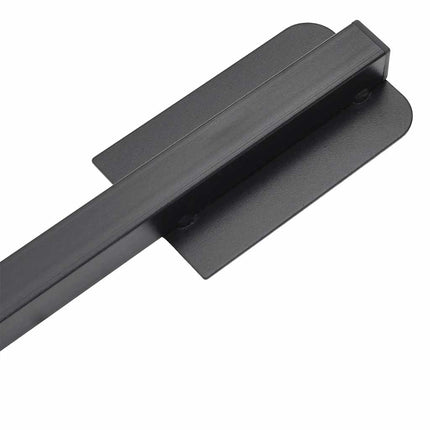 Parasollfot hopfällbar för Ø38/48 mm glansigt svart stål