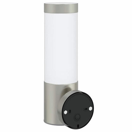 Utomhus vägglampa Silver 12 x 8,5 x 27 cm.