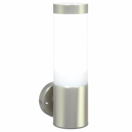 Utomhus vägglampa Silver 12 x 8,5 x 27 cm.