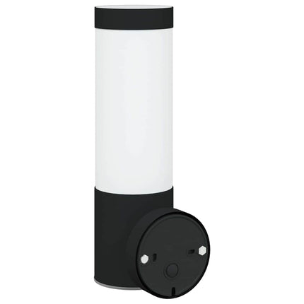 Utomhus vägglampa 2 pcs Svart 12 x 8,5 x 27 cm.