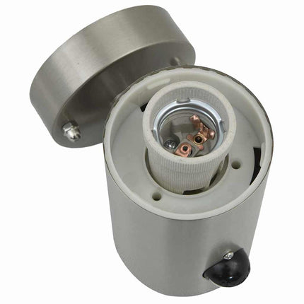 Utomhus vägglampa Silver 12 x 8,5 x 29 cm.