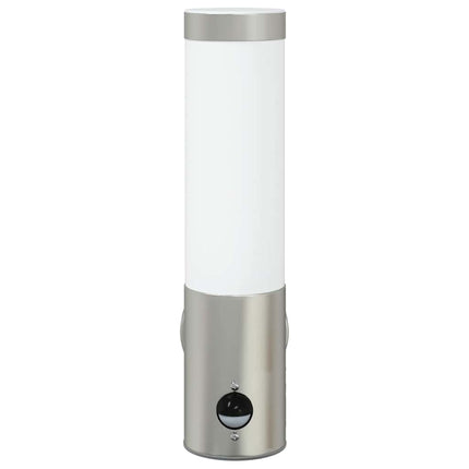 Utomhus vägglampa Silver 12 x 8,5 x 29 cm.