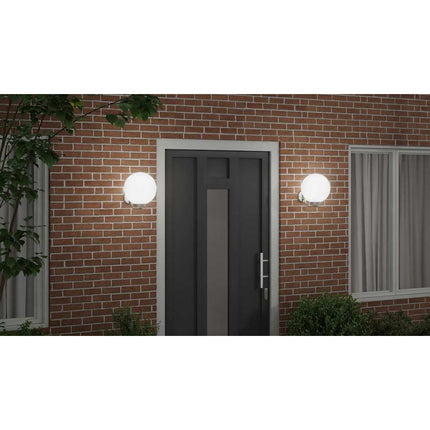 Utomhus vägglampa 2 st Silver 29 x 25 x 33 cm