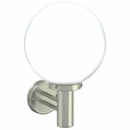 Utomhus vägglampa 2 pcs Silver 28 x 25 x 38 cm