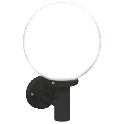 Utomhus vägglampa 2 pcs Svart 28 x 25 x 38 cm