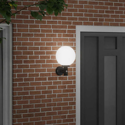 Utomhus vägglampa Svart 28 x 25 x 38 cm