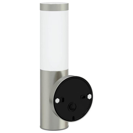 Utomhus vägglampa 2 pcs Silver 15 x 7,5 x 33 cm