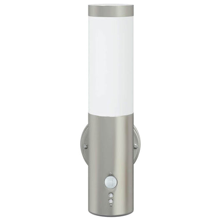 Utomhus vägglampa 2 pcs Silver 15 x 7,5 x 33 cm
