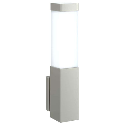 Utomhus vägglampa Silver 10.5 x 6 x 33 cm