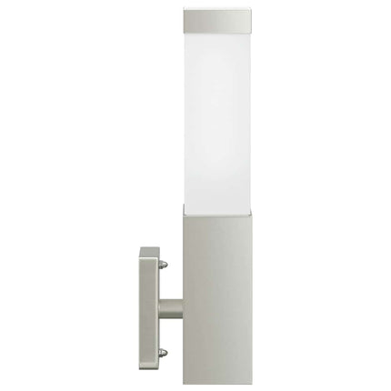 Utomhus vägglampa Silver 10.5 x 6 x 33 cm